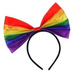 Gay Pride Bow Hairband