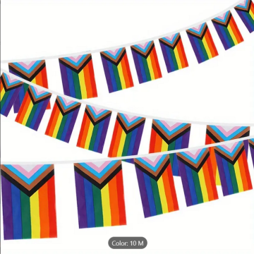 Rainbow Stringed Flags
