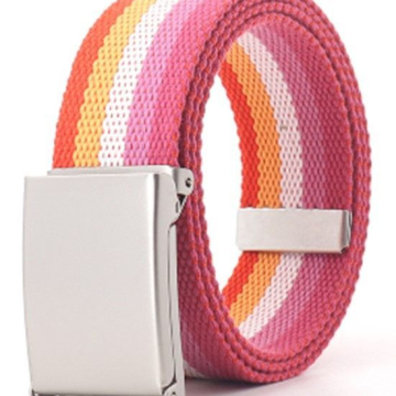 Lesbian Pride Webbing Belt