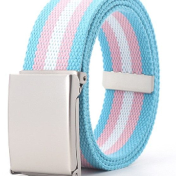 Transgender Pride Webbing Belt