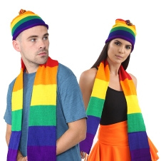 Unisex Rainbow Scarf 